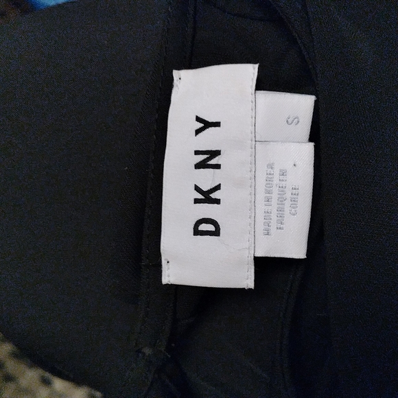 VINTAGE DKNY Black Cape Effect Maxi Dress w/Open Keyhole Back - Picture 8 of 9